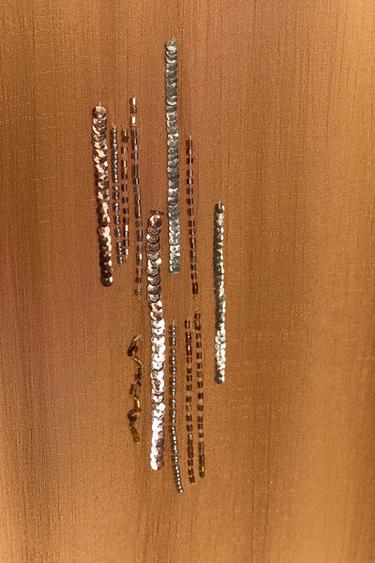 BEADED DRESS ZW COLLECTION - Ochre by Zara - Image 8