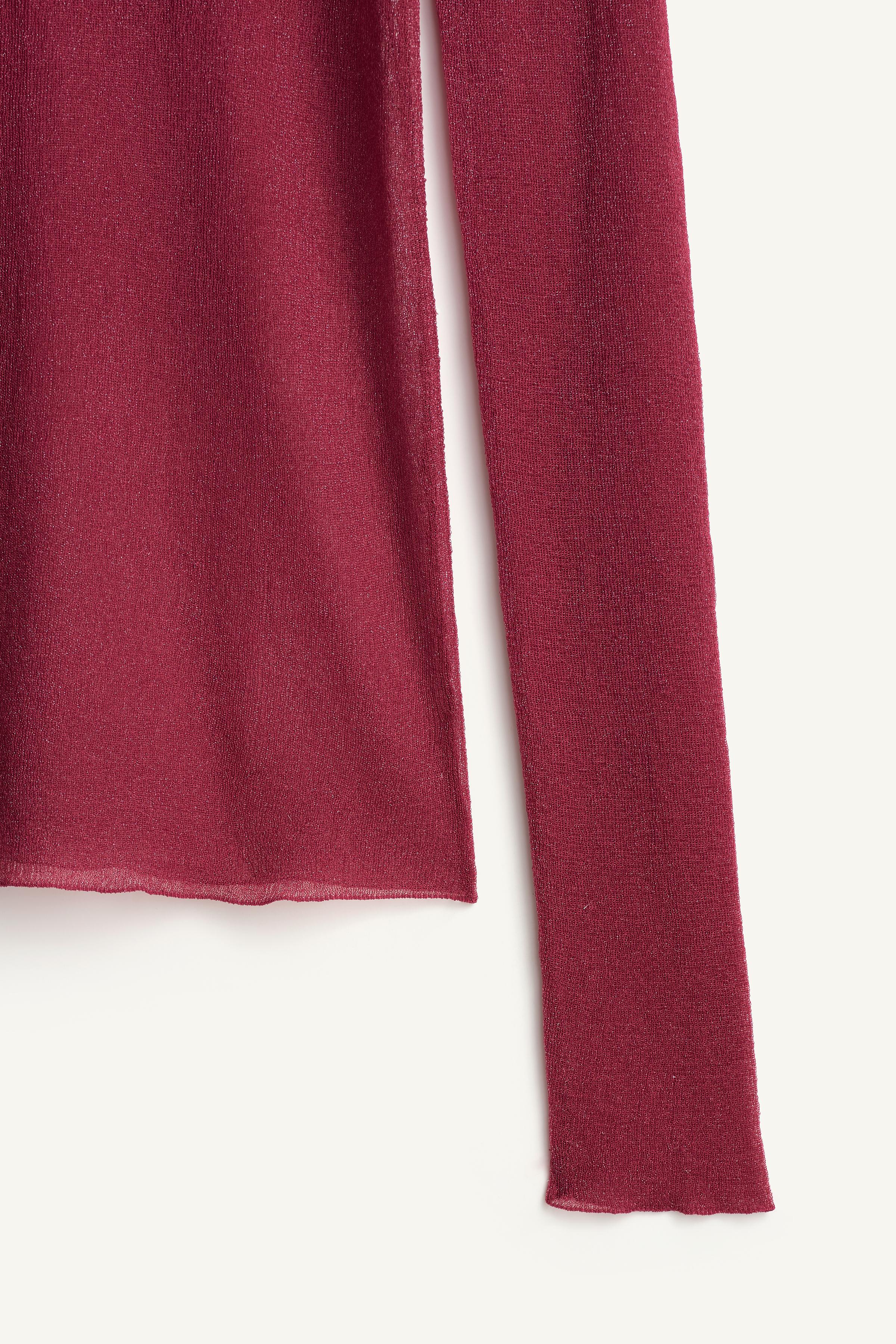 LIMITED EDITION METALLIC THREAD TOP