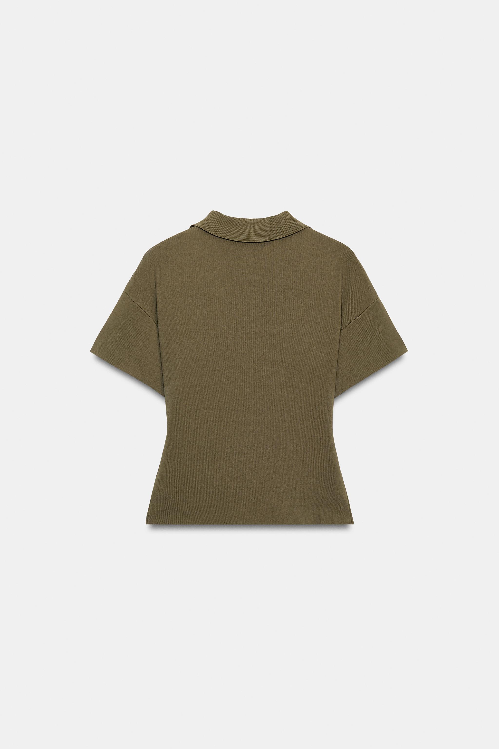 SHORT SLEEVE ZIP-UP KNIT POLO