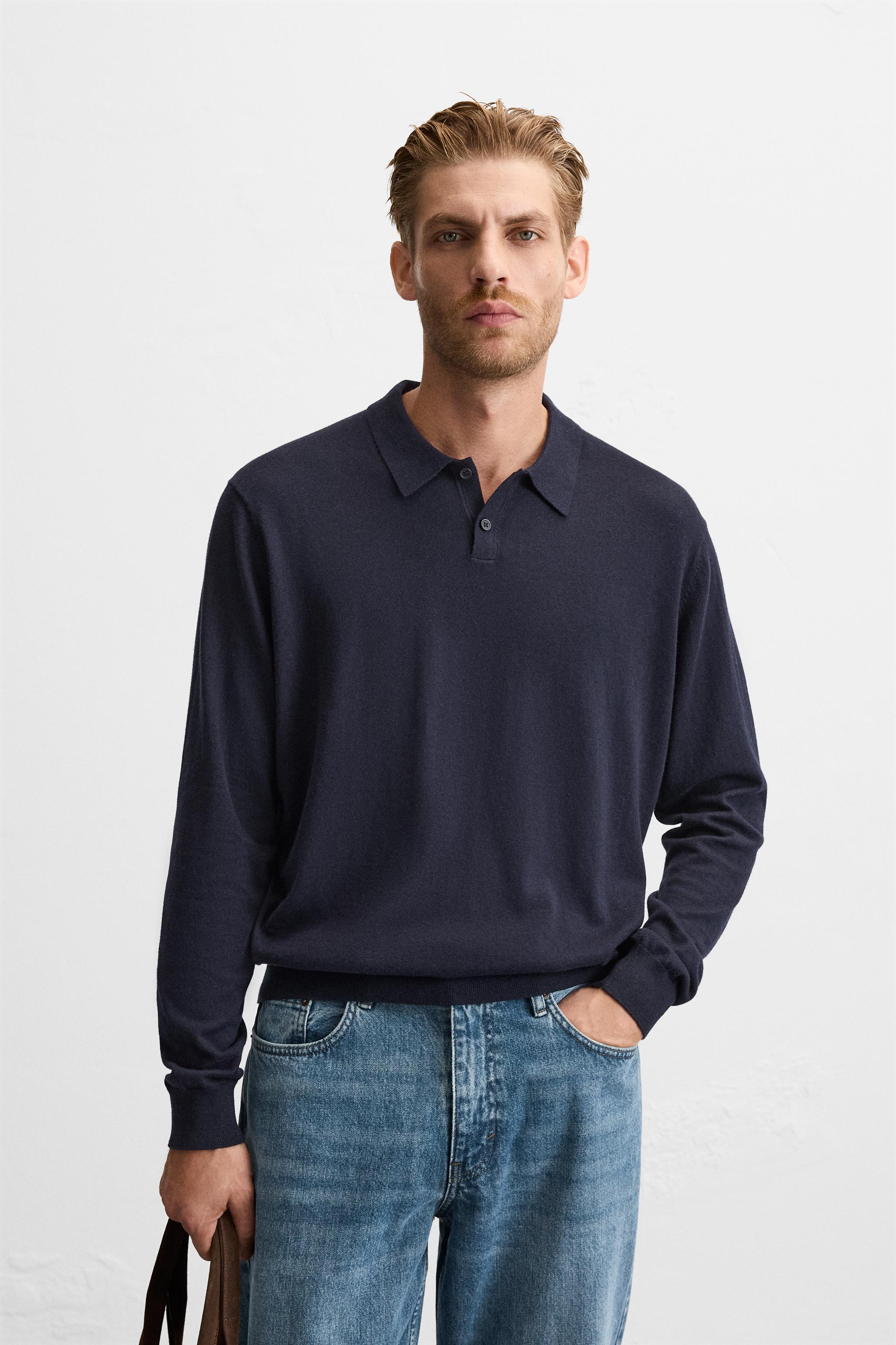 Polos hombre zara on sale