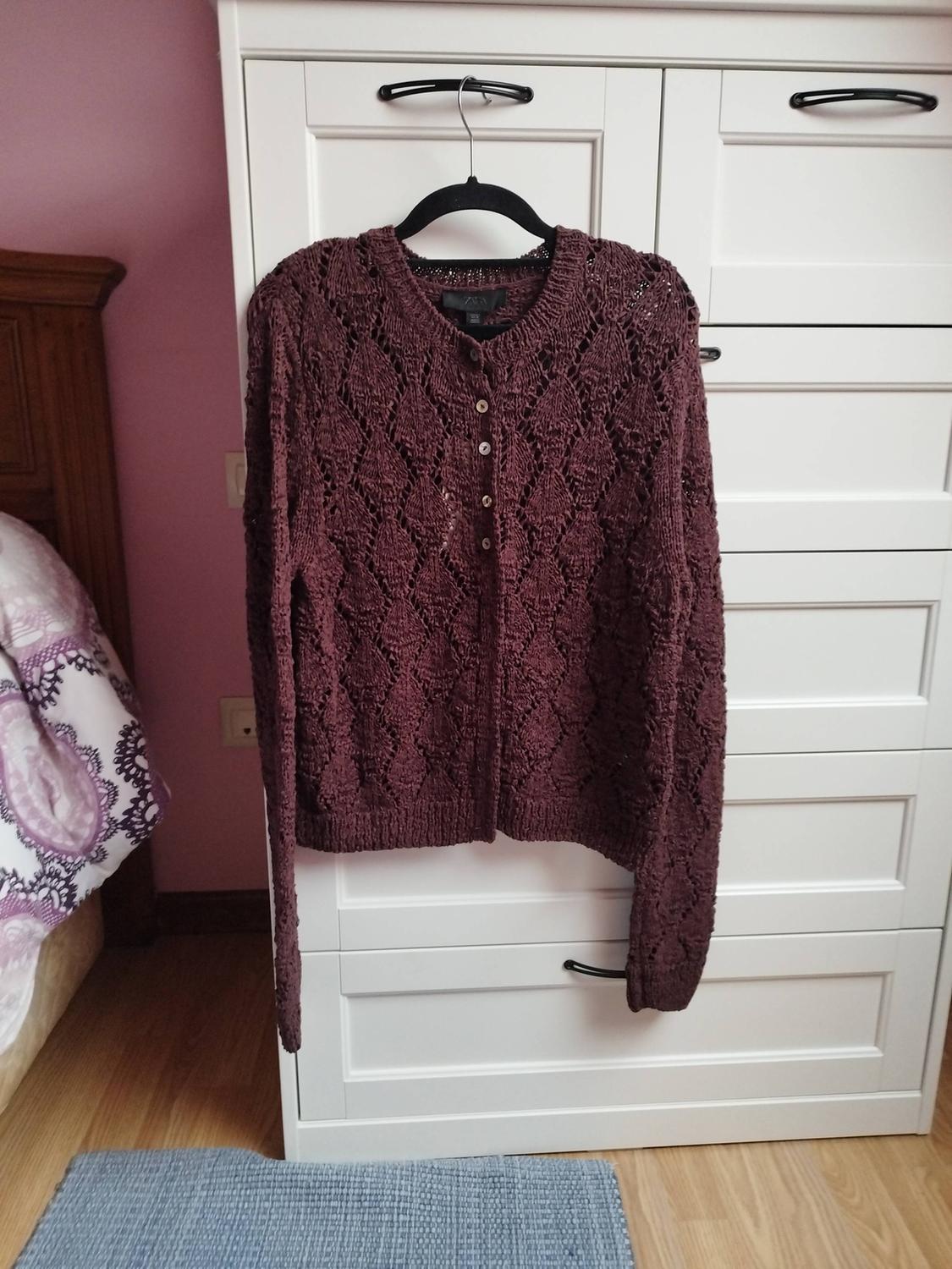 POINTELLE KNIT CARDIGAN - Image 4