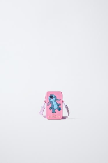 LILO & STITCH © DISNEY RUBBERISED MOBILE PHONE HOLDER - Pink by Zara - Image 0