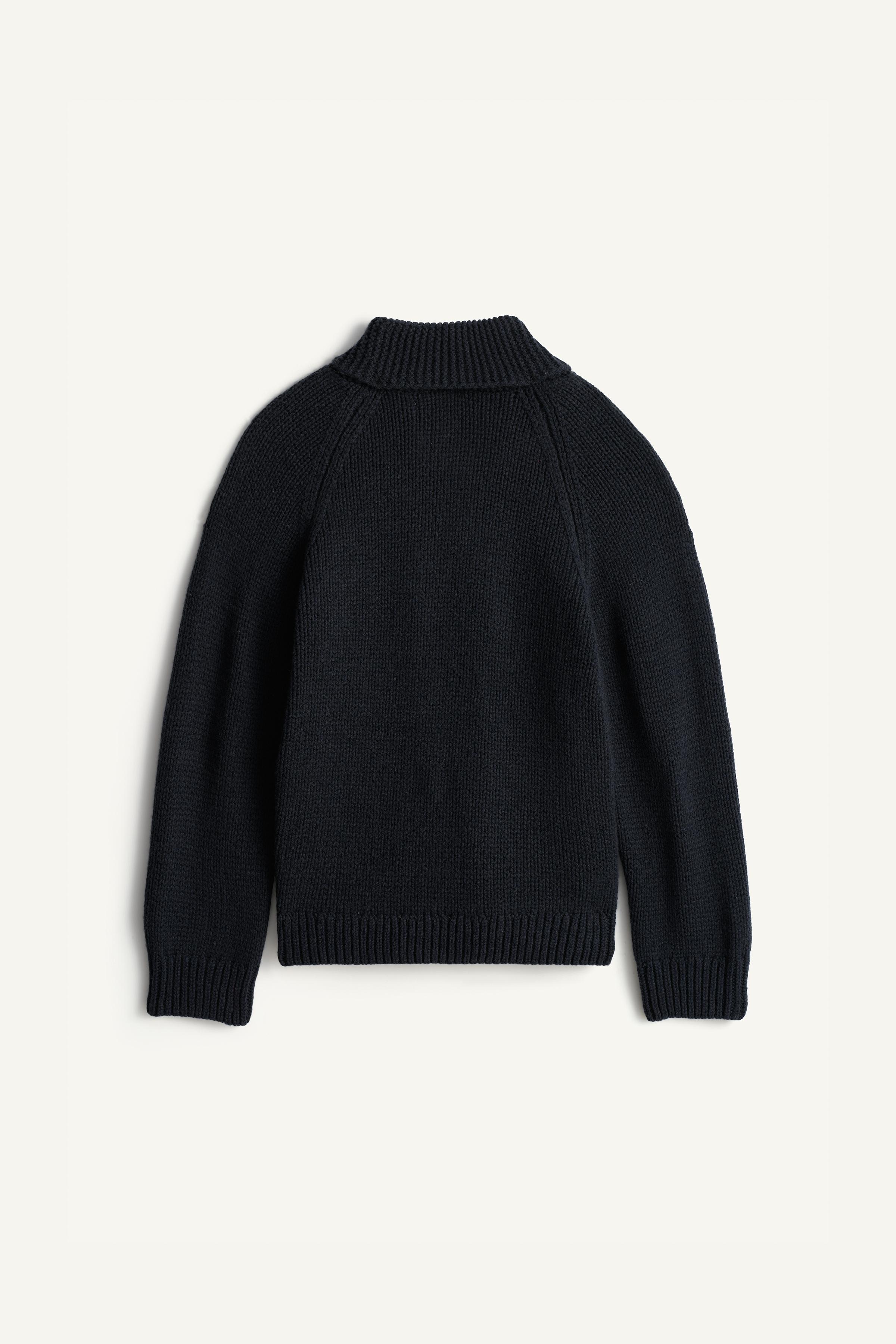 LIMITED EDITION 100% WOOL EMBROIDERED CARDIGAN