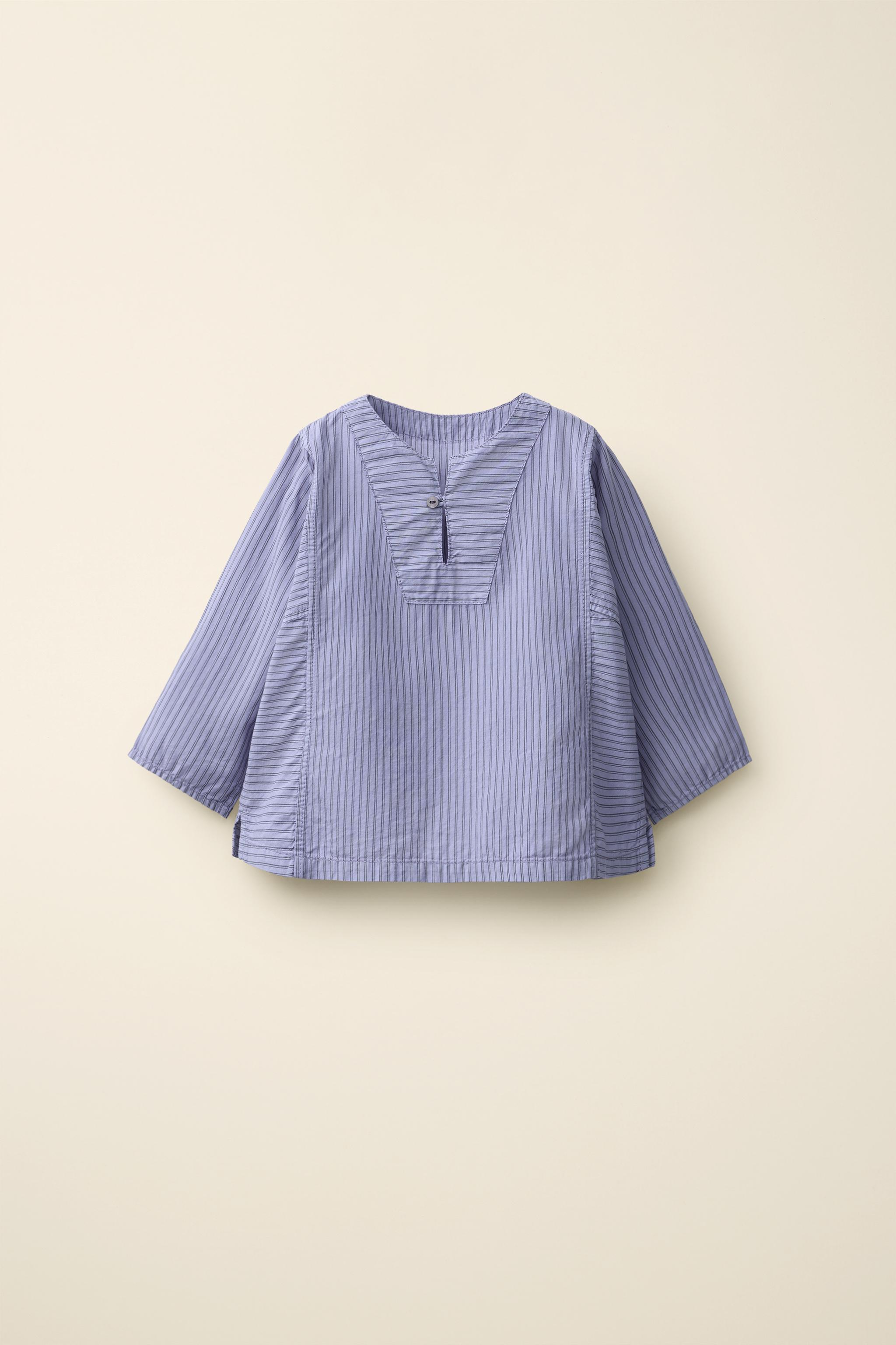 Детские рубашки Zara STRIPED SHIRT CREATED BY CARAMEL LONDON X