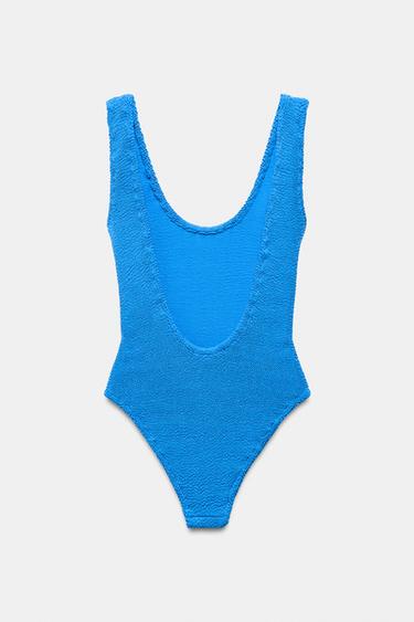 TEXTURED SWIMSUIT - Bluish by Zara - Image 6