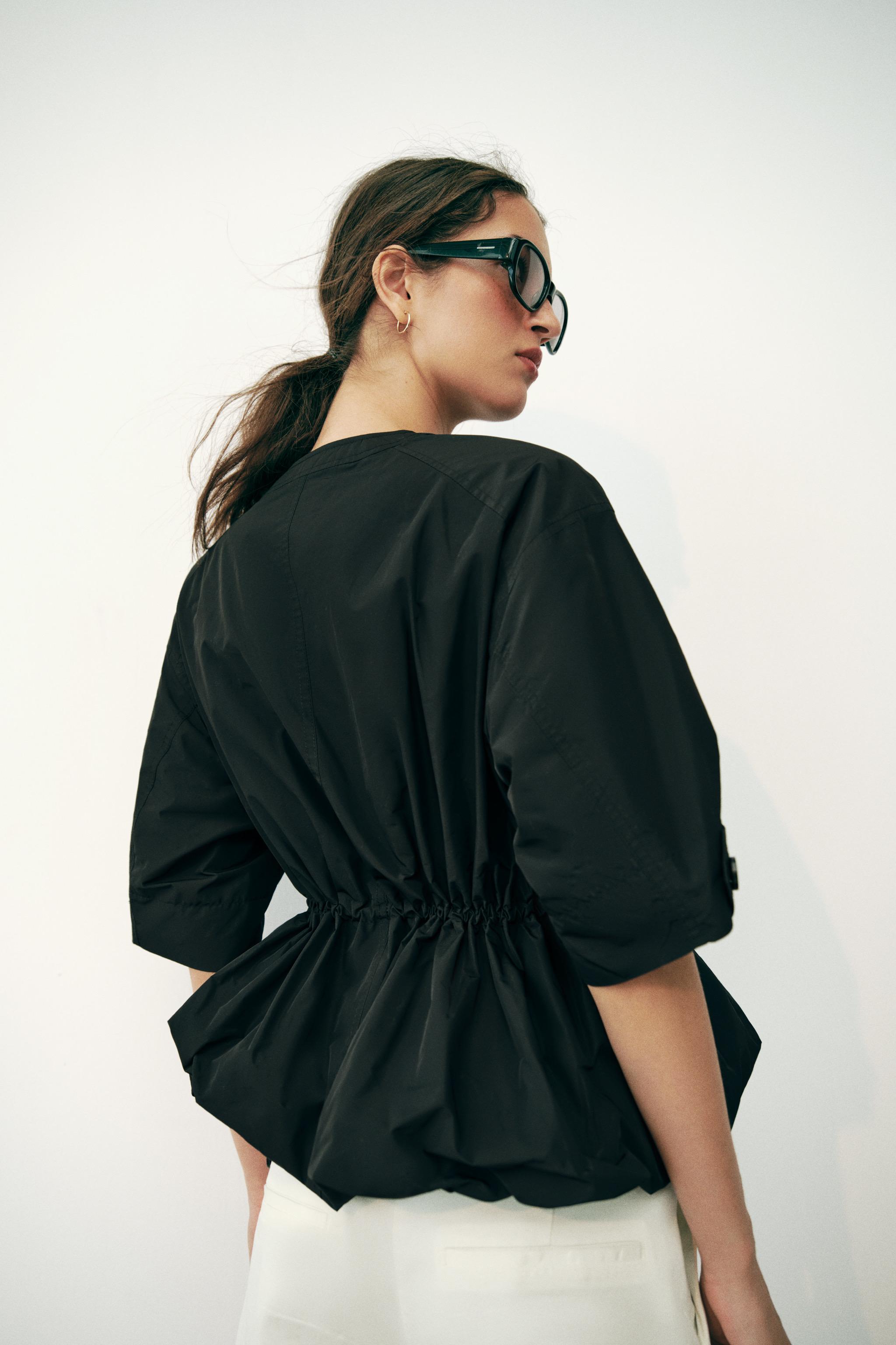 SHORT SLEEVE BALLOON PARKA