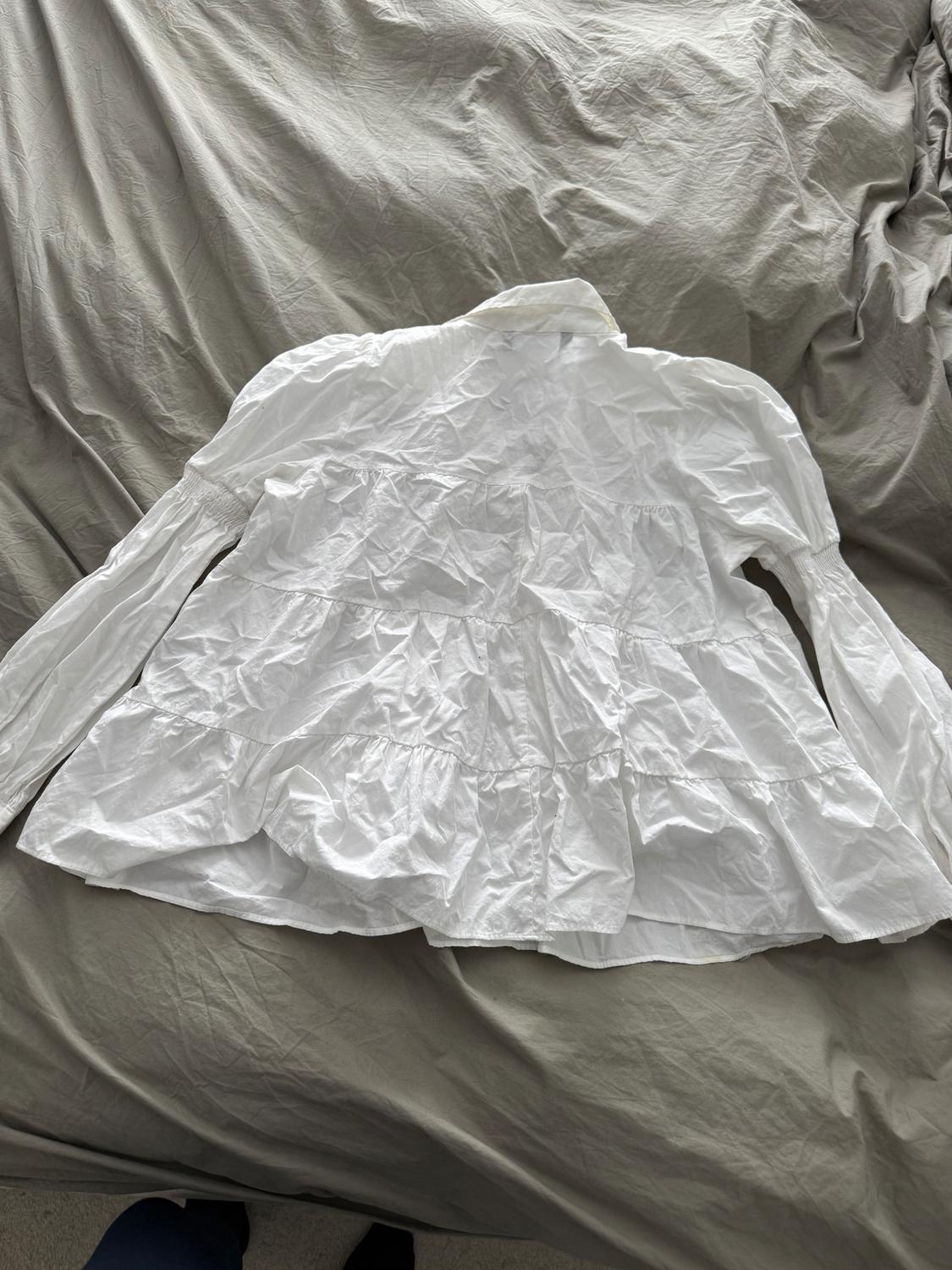 GATHERED POPLIN SHIRT - Image 4