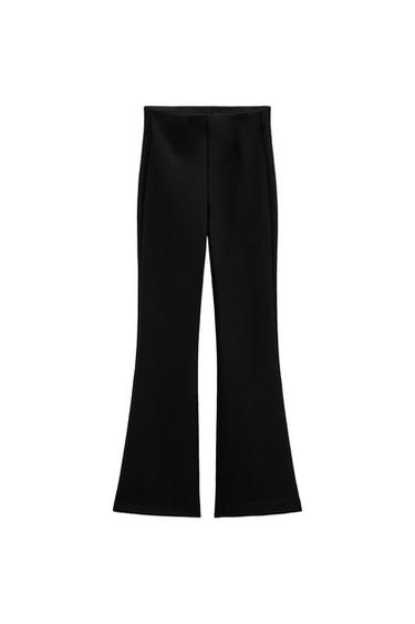 MINI RIB FLARED LEGGINGS