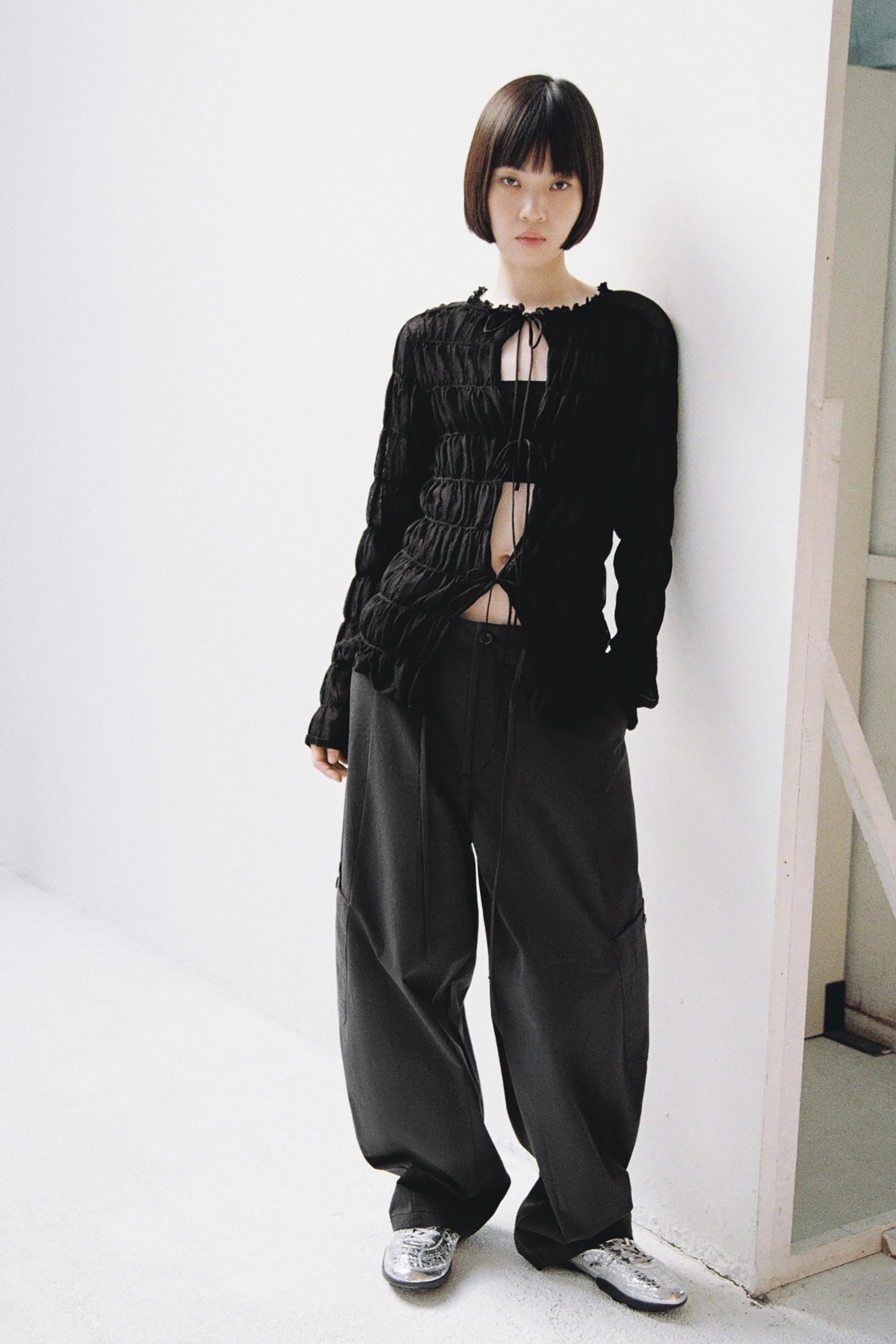 masu バルーンパンツ ブラック MASU(エムエーエスユー)のNYLON BALLOON PANTS BLACKの通販