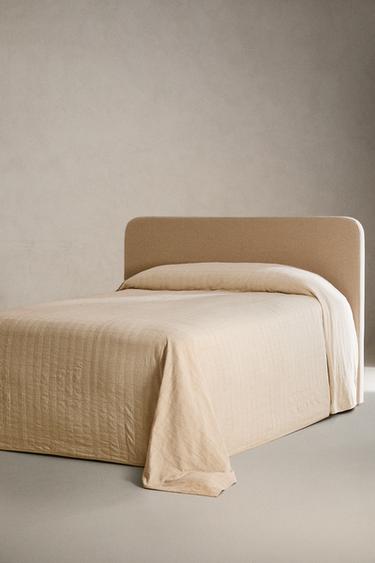 COUVRE-LIT PATCHWORK - Beige clair de Zara - Image 1
