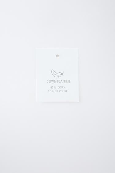 DOUDOUNE EN PLUME ET DUVET DÉPERLANTE AVEC CAPUCHE À EFFET FOURRURE AMOVIBLE - Beige de Zara - Image 14