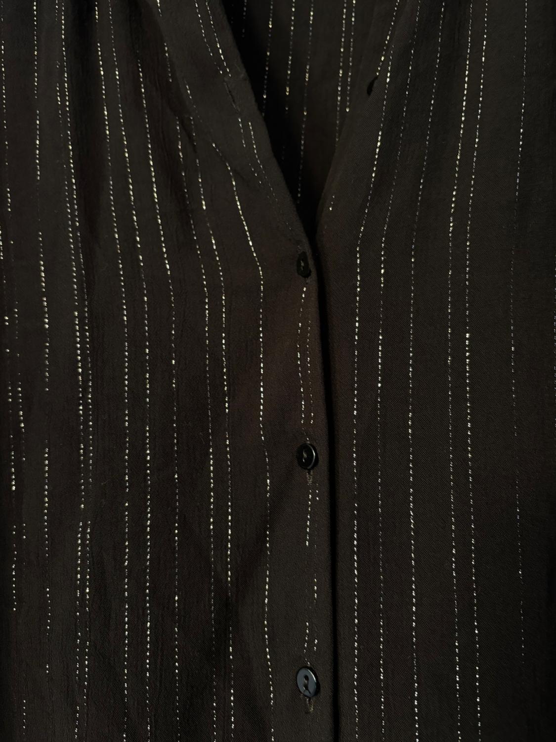 METALLIC THREAD STRIPED SHIRT - Image 3