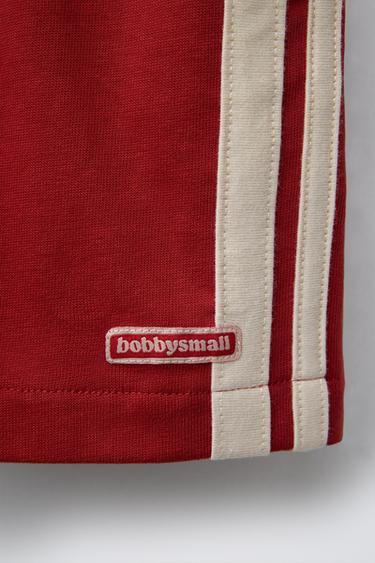 BOBBY SMALL © BERMUDA SHORTS WITH SIDE TAPING - Red by Zara - Image 3