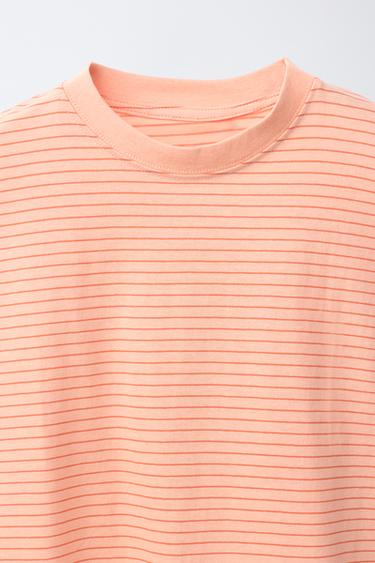 3-PACK OF STRIPED AND PLAIN T-SHIRTS - Tangerine by Zara - Image 3