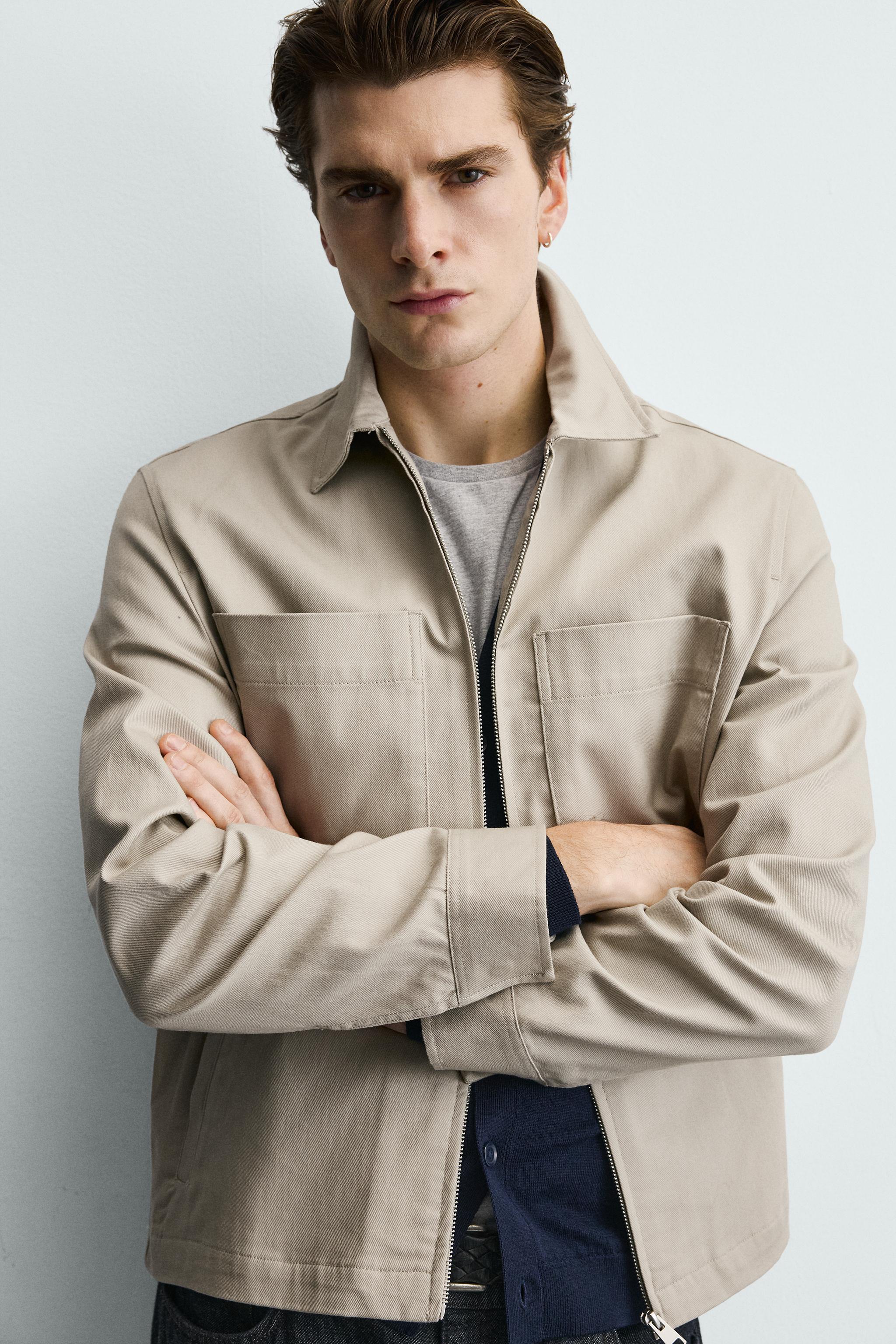 REGULAR FIT OVERSHIRT WITH POCKETS