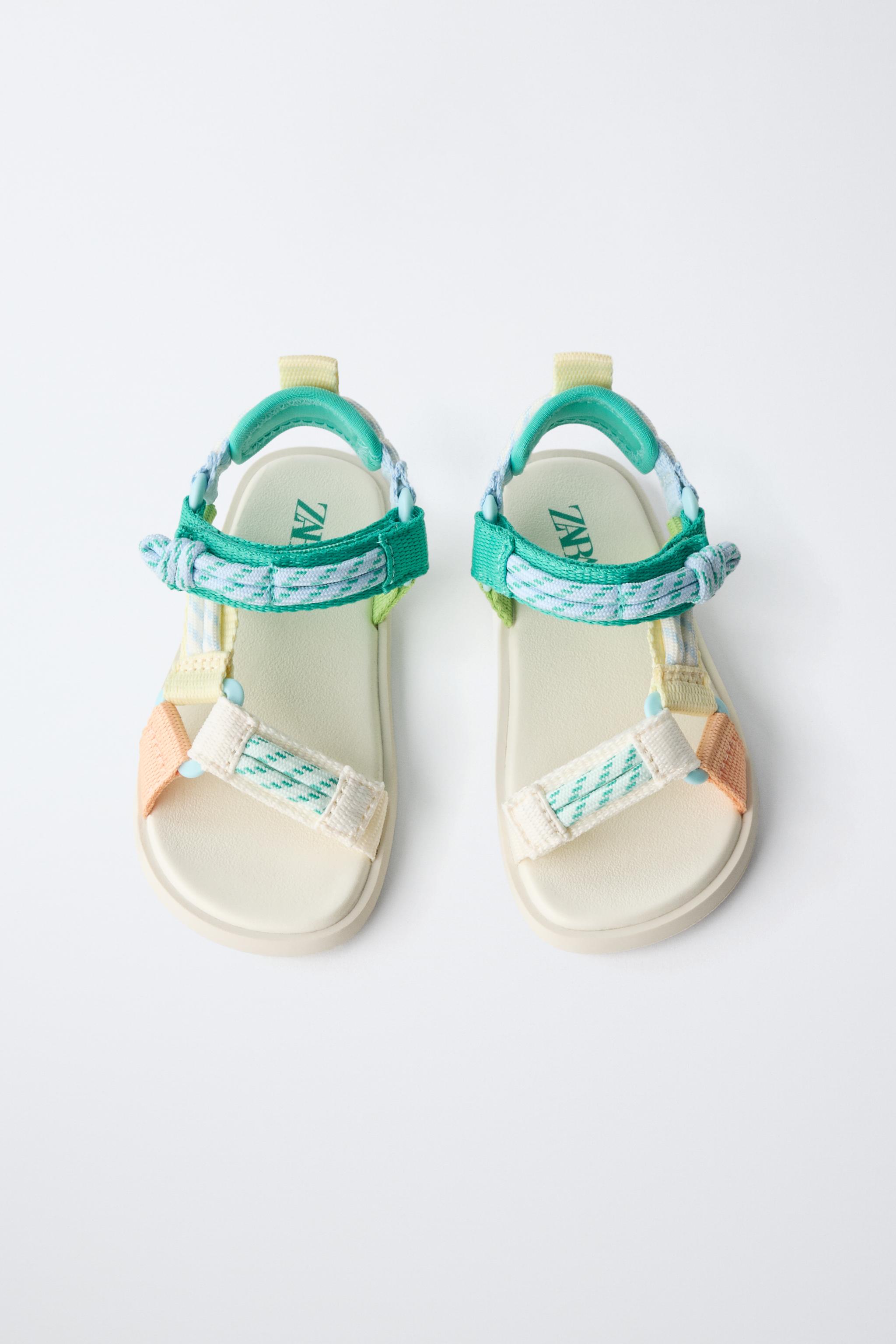 Детские сандалии Zara MULTICOLOR BAREFOOT TECHNICAL SANDALS — фото 8