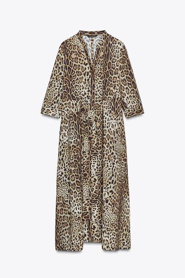 ZW COLLECTION ANIMAL PRINT DRESS - Leopard by Zara - Image 1
