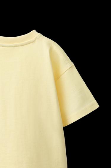 Zara BASIC T-SHIRT - Yellow