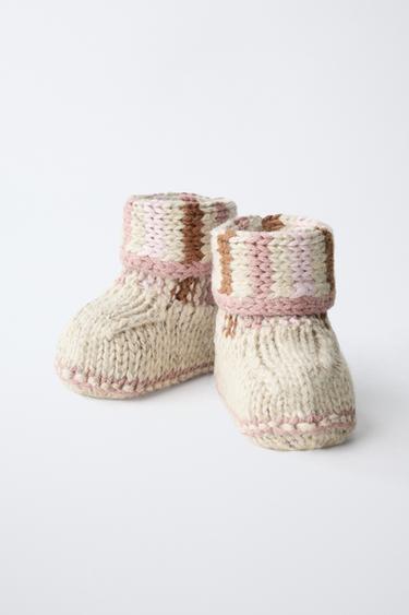 CHAUSSONS EN MAILLE - Rose de Zara - Image 2