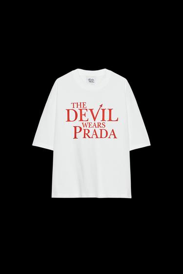Zara THE DEVIL WEARS PRADA T-SHIRT - White - Image 0