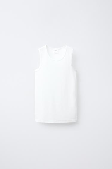 6-14 YEARS/ 2-PACK OF BASIC T-SHIRTS - Oyster-white by Zara - Image 1
