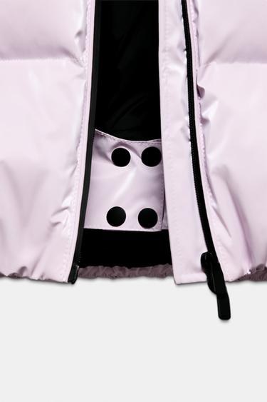 QUILTED ANORAK WITH 80% DOWN 20% FEATHER, WATER-RESISTANT, WINDPROOF, RECCO® TECHNOLOGY, SKI COLLECTION - Pink by Zara - Image 12