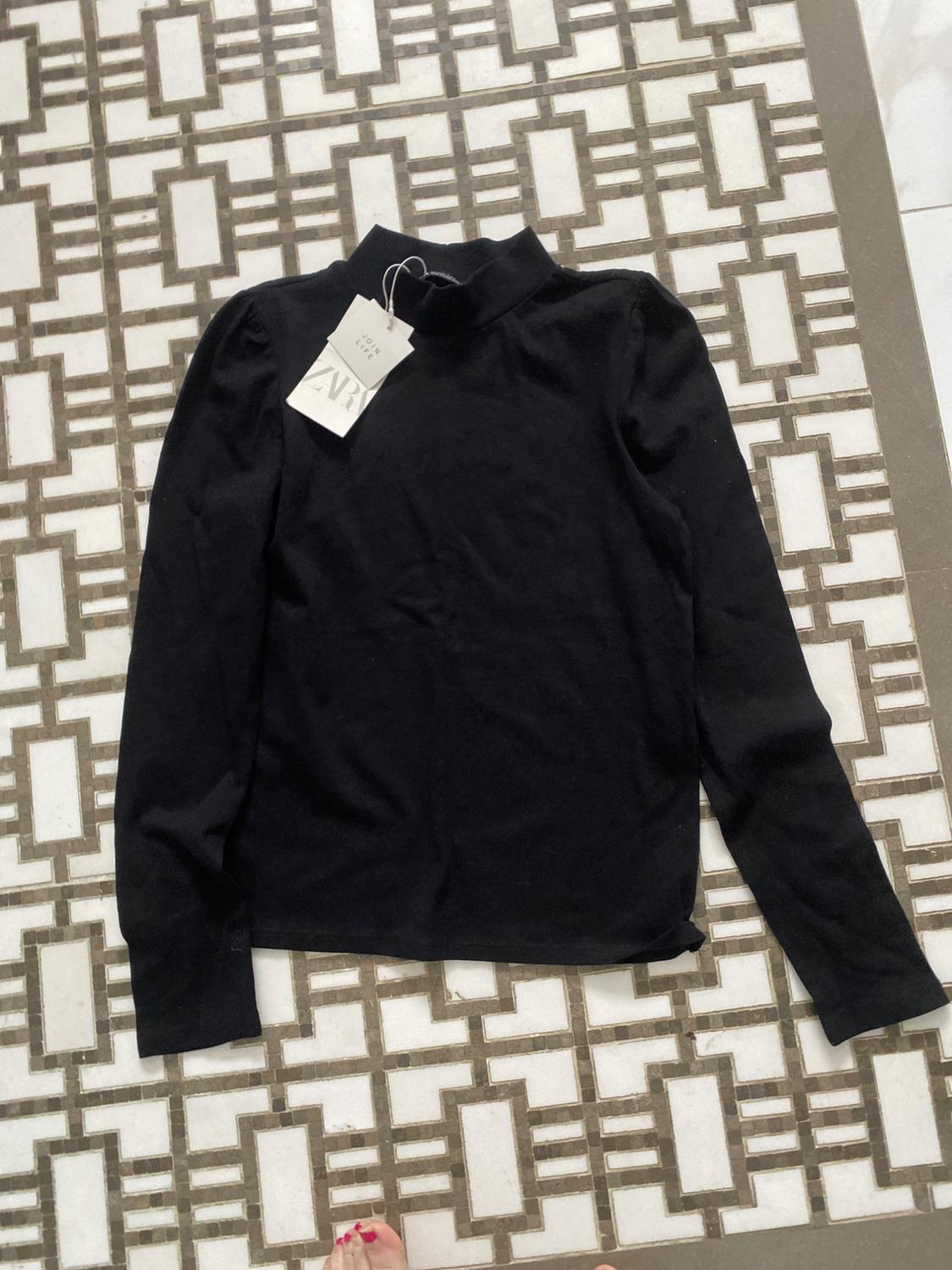 GATHERED LONG SLEEVE TOP - Image 3