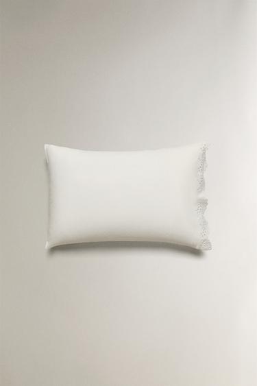 TAIE D’OREILLER BRODERIE FESTON - Blanc de Zara - Image 2
