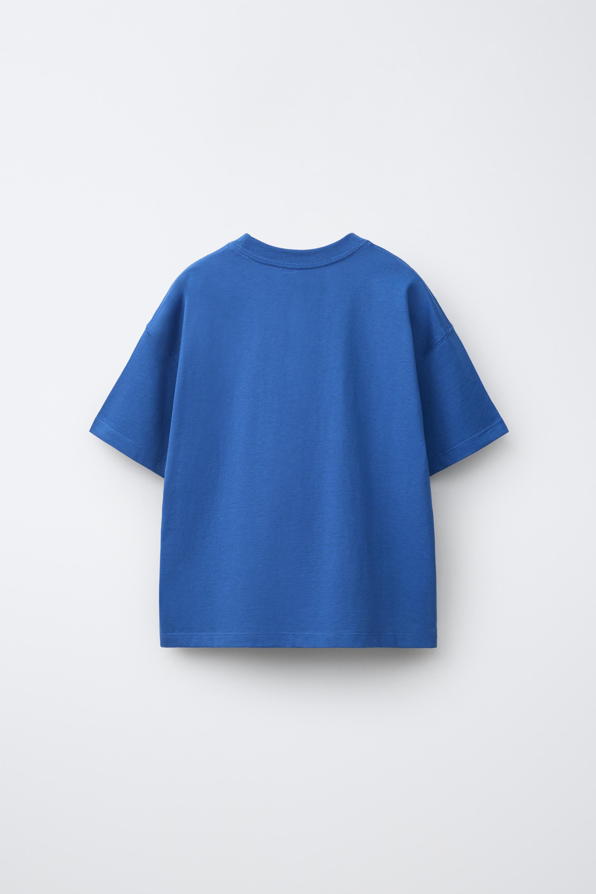 Детские футболки Zara VARSITY GRAFFITI T-SHIRT — фото 2