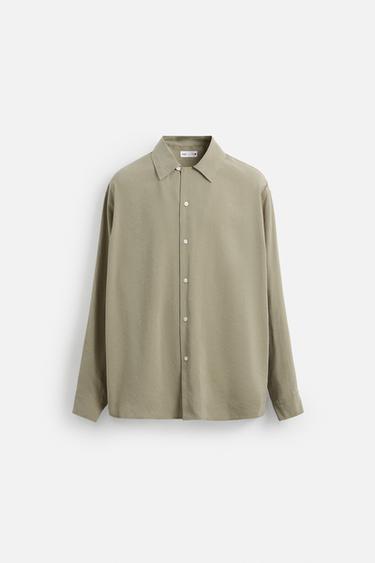 CHEMISE FLUIDE - Verdâtre de Zara - Image 6