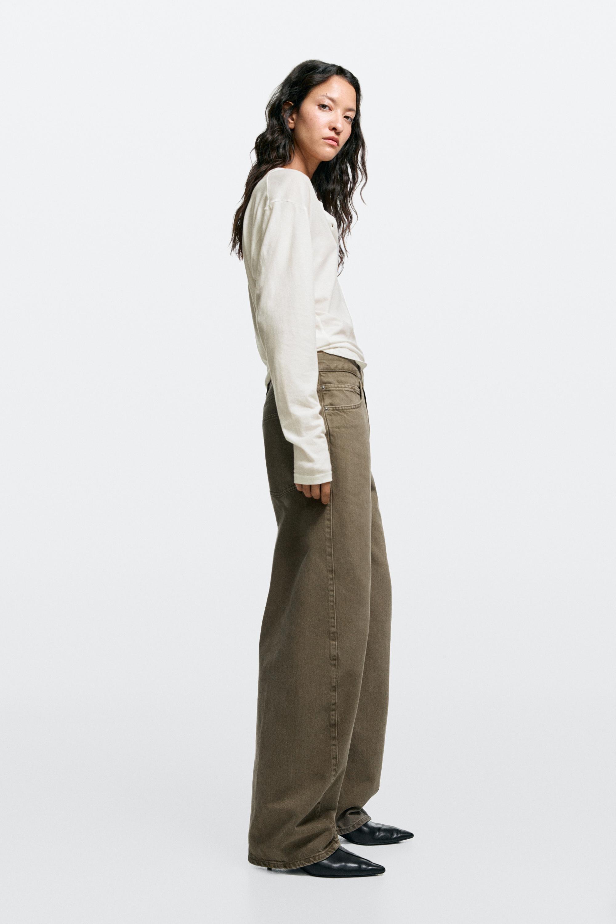 Jean barrel fit taille moyenne