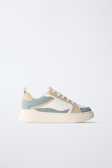 Zara PIECED SNEAKERS - Multi-color