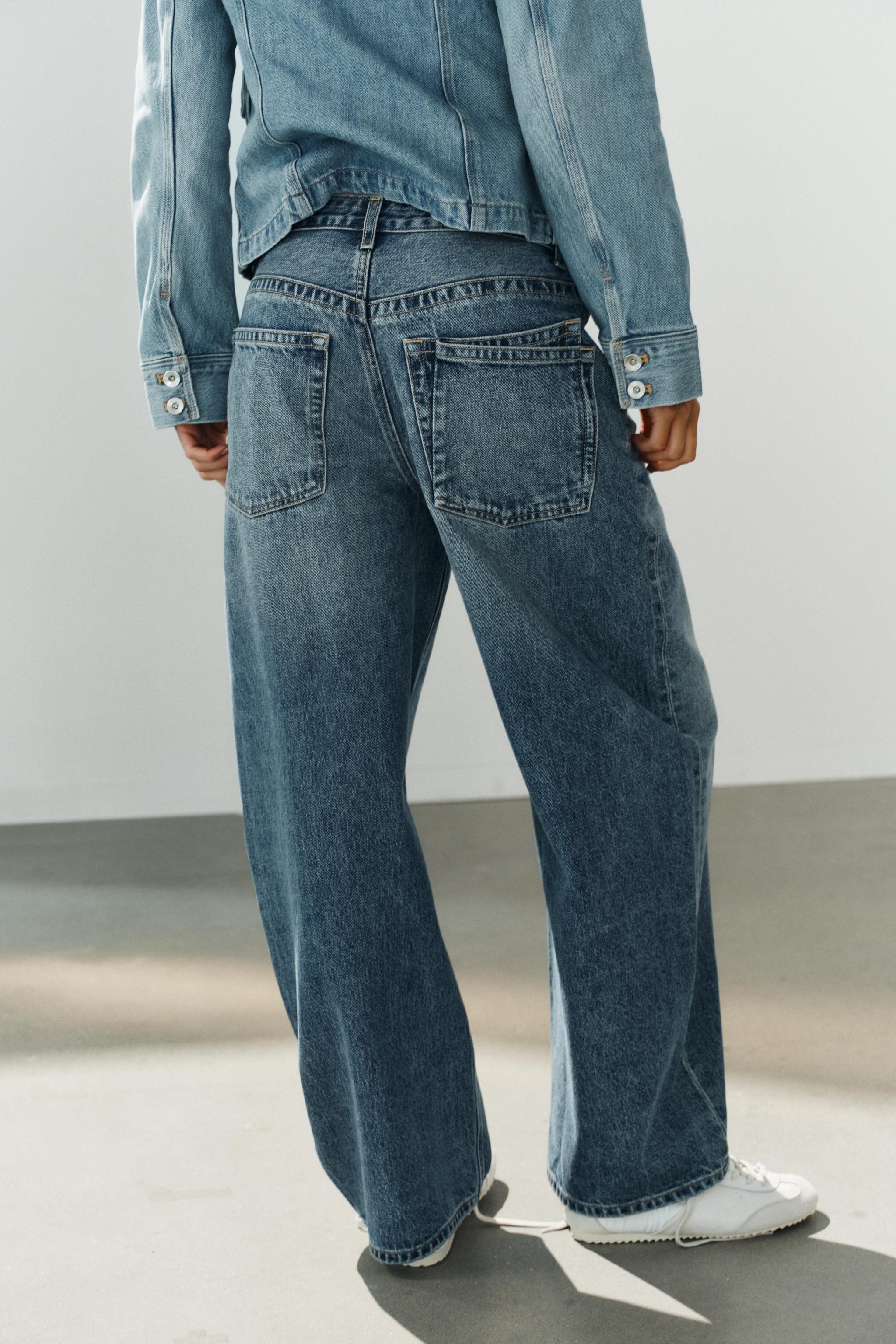 TRF MID-RISE BAGGY JEANS