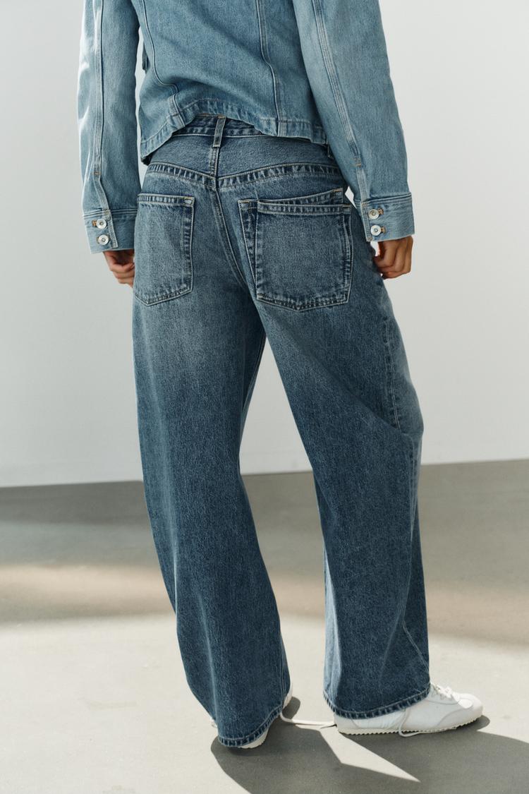 Jeans Baggy de tiro medio TRF 4