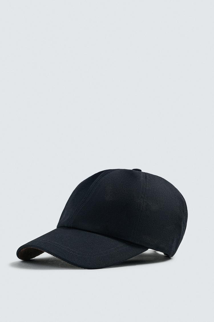 ZARA CONTRASTING CORDUROY CAP