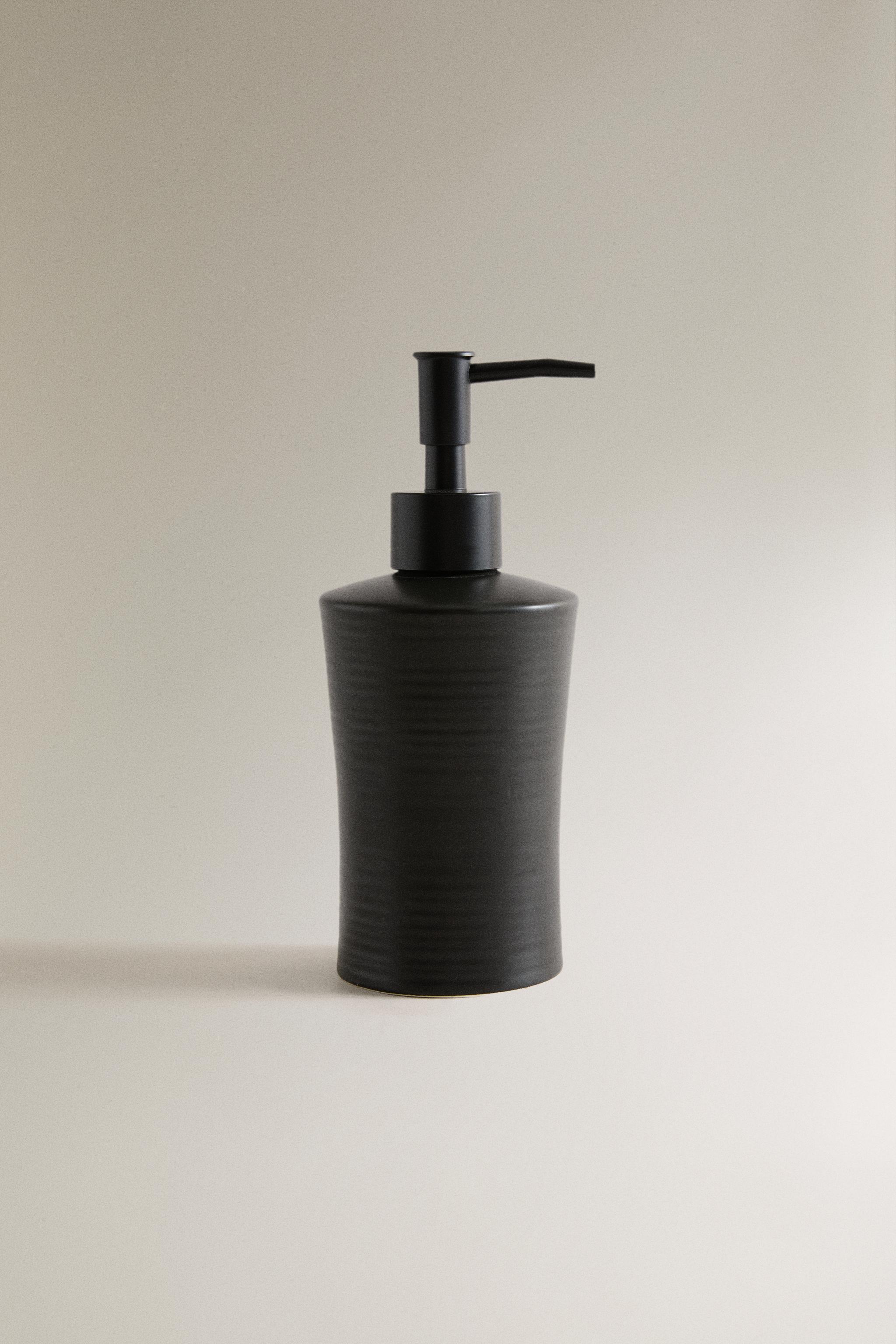 BLACK SOAP DISPENSER — Black