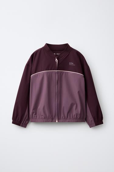 CHAQUETA TÉCNICA GYM - Burdeos de Zara