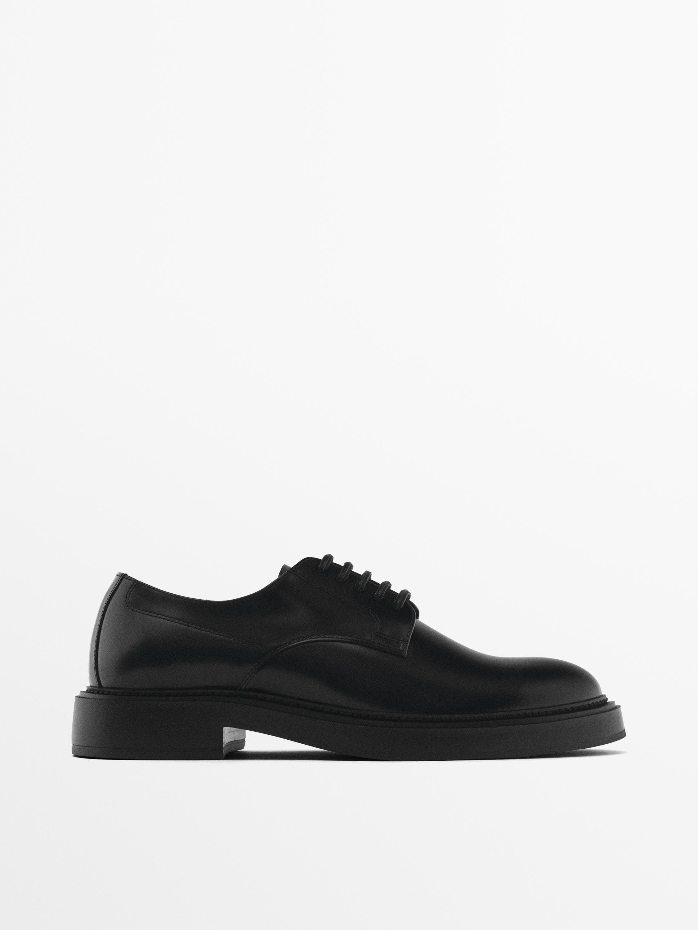 Chaussures derbies en cuir