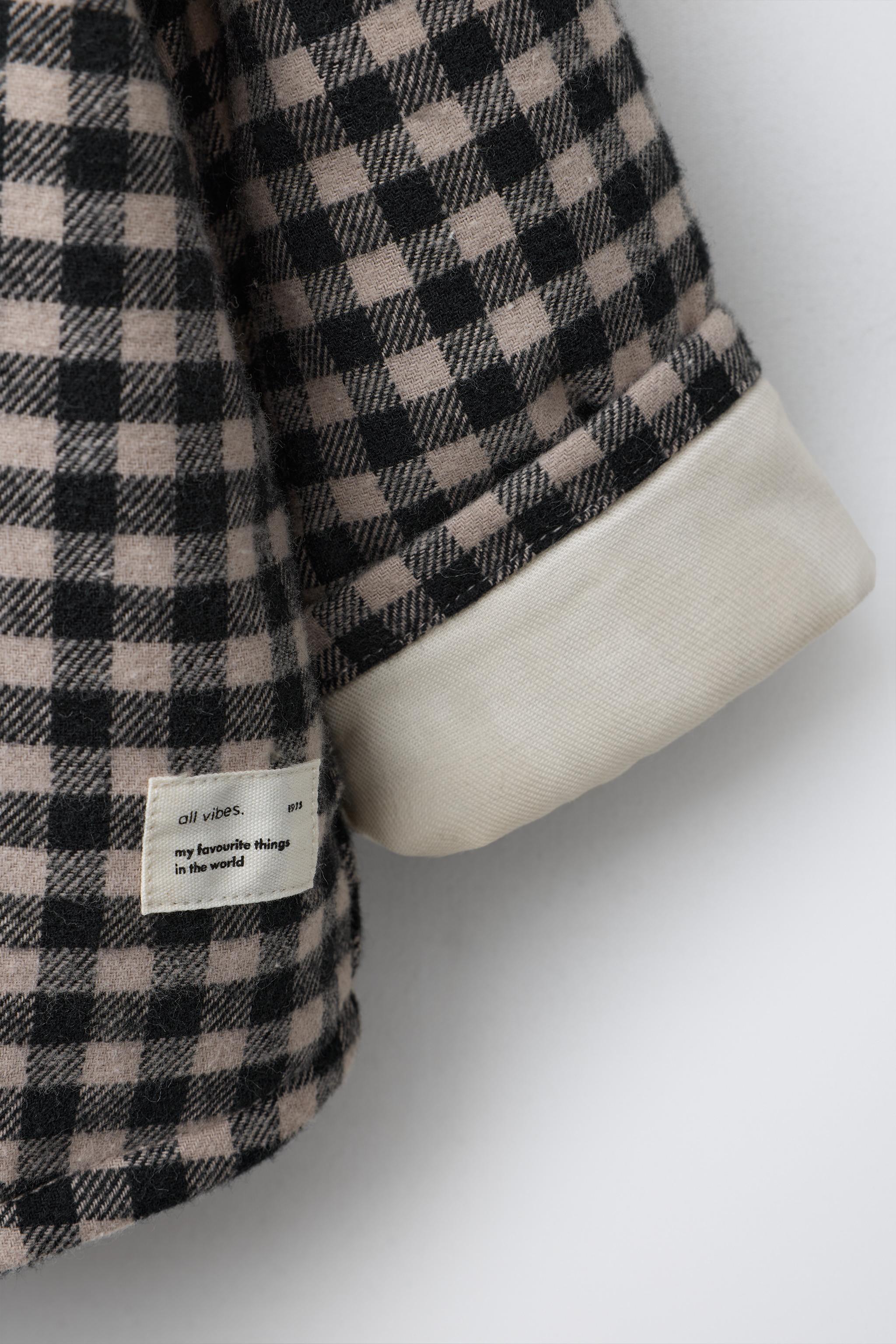 GINGHAM PLAID OVERSHIRT