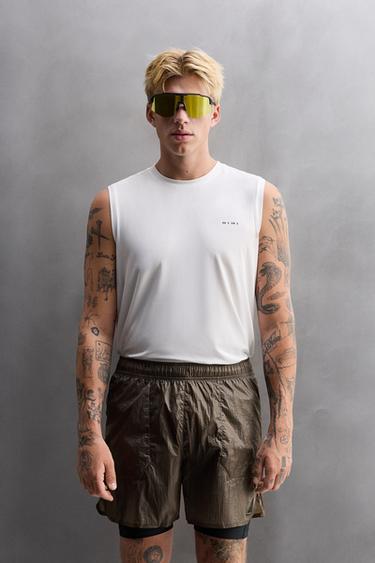 TECHNICAL TANK TOP - White by Zara