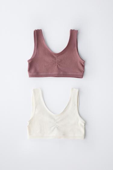 8-14 ANS/ LOT DE DEUX TOPS SEAMLESS - Multicolore de Zara - Image 3