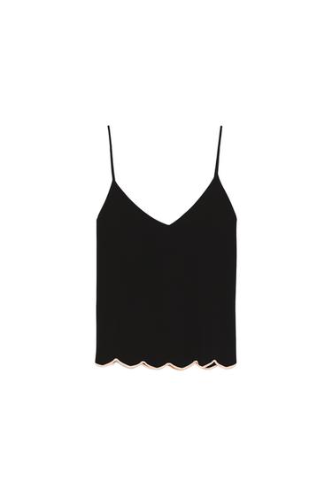 SCALLOPED TOP