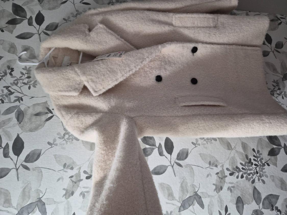 BOUCLÉ DOUBLE-BREASTED MID-LENGTH COAT - Image 5