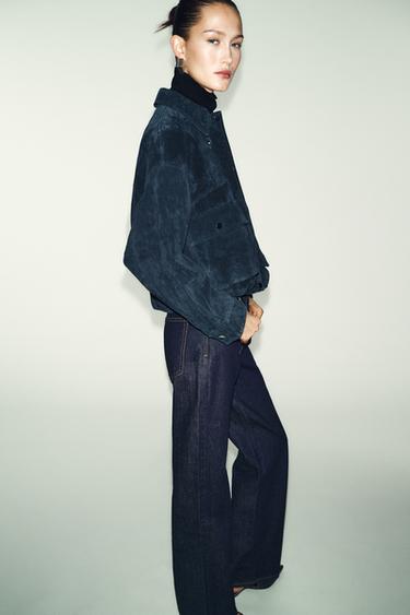 JEAN Z1975 DROIT TAILLE HAUTE LONGUEUR LONGUE - Bleu de Zara - Image 3