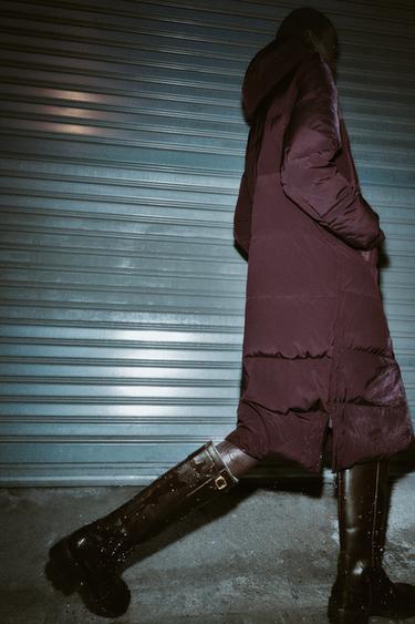 BOTTES PLATES EN CUIR AVEC BOUCLE ET HYDROFUGES - Marron de Zara - Image 2