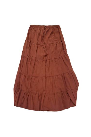 BROWN SKIRT