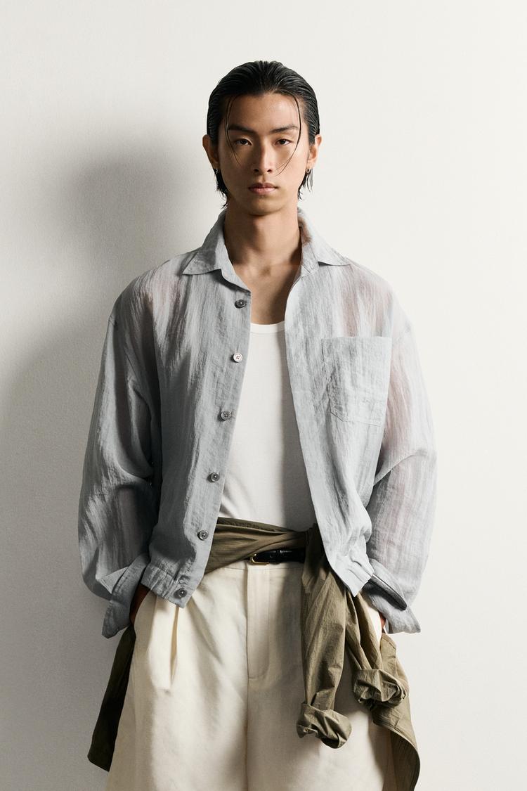 LIGHTWEIGHT RELAXED FIT OVERSHIRT