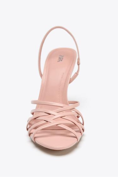 STRAPPY SANDALS - Pink by Zara - Image 4