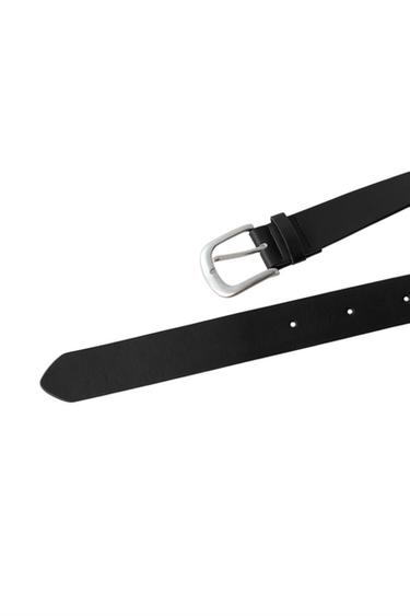 FAUX LEATHER BELT — Black 2