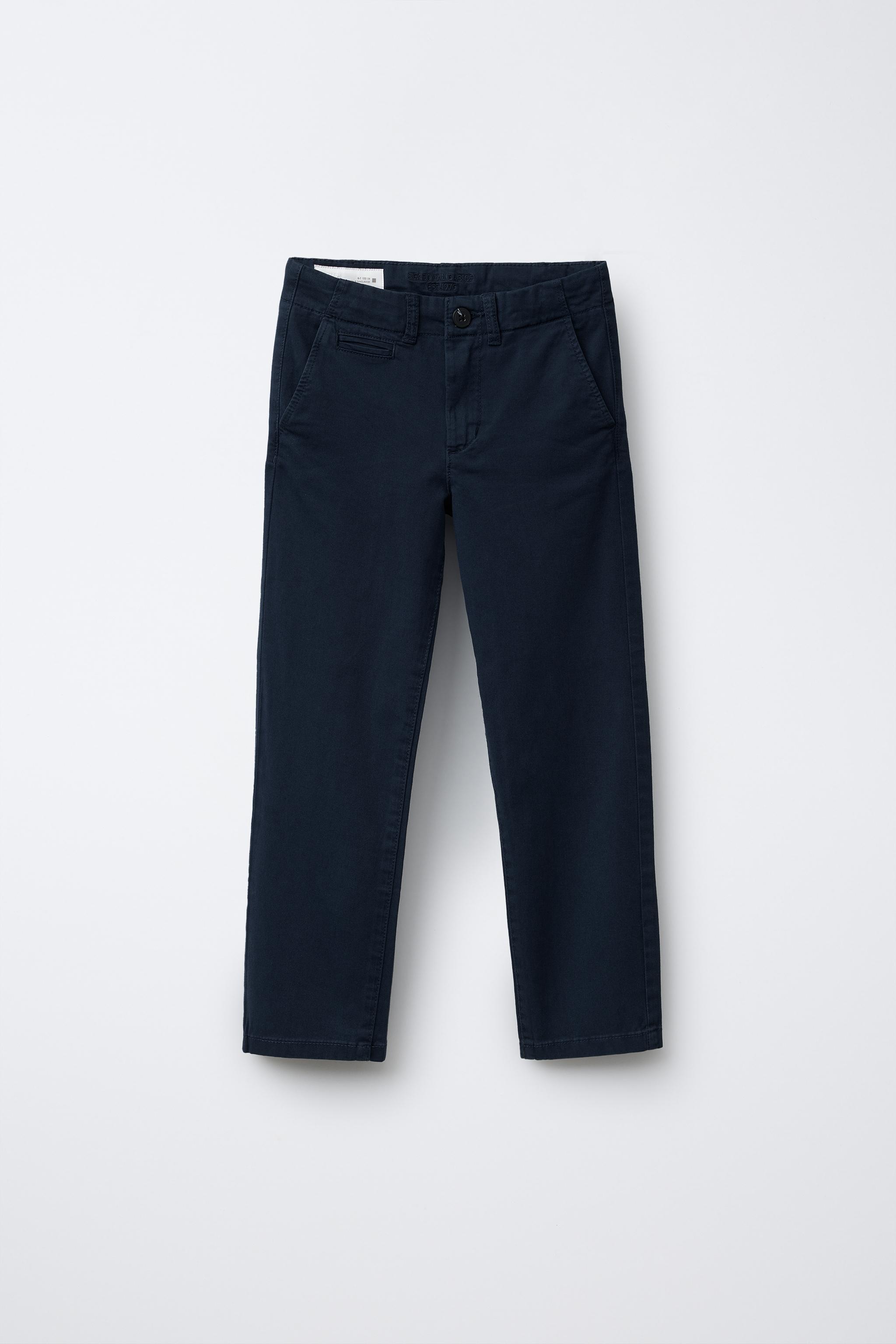 SLIM BASIC CHINO PANTS - Sand | ZARA United States